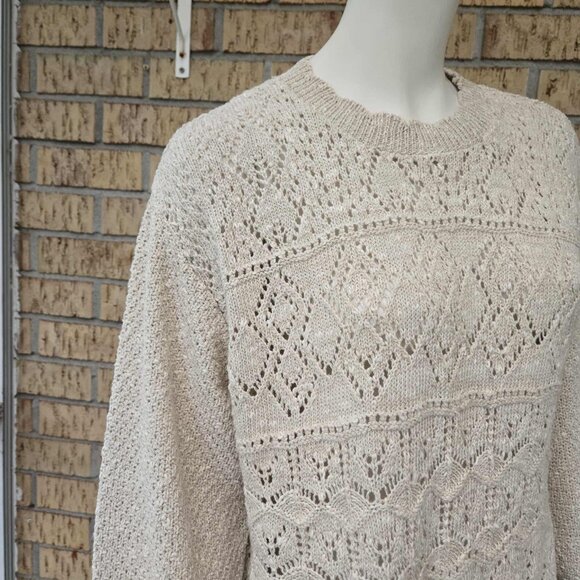 large sweater but can be made xlarge trico club 50% cotton 5% acrylic - Picture 3 of 3